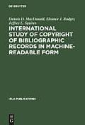International Study of Copyright of Bibliographic Records in Machine-Readable Form