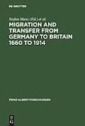 Migration and Transfer from Germany to Britain 1660 to 1914: Historical Relations and Comparisons