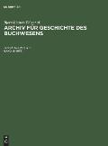 Archiv f?r Geschichte des Buchwesens, Band 15, Archiv f?r Geschichte des Buchwesens (1975)