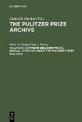 Complete Bibliographical Manual of Books about the Pulitzer Prizes 1935-2003: Monographs and Anthologies on the Coveted Awards