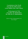 Constitutions of the World from the Late 18th Century to the Middle of the 19th Century, Vol. 11, Constitutional Documents of France, Corsica and Mona