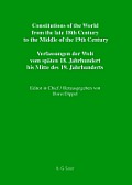 Constitutions of the World from the Late 18th Century to the Middle of the 19th Century, Vol. 5, Polish Constitutional Documents 1790-1848