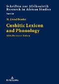 Cushitic Lexicon and Phonology: Edited by Grover Hudson