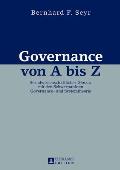 Governance von A bis Z: Sozialwissenschaftliches Glossar mit den Schwerpunkten Governance- und Systemtheorie