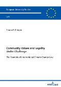 Community Values and Legality under Challenge: The Example of International Climate Change Law