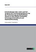 Entscheidungen Uber Leben Und Tod. Vergleich Der Entscheidungsfaktoren Fur Die Positionierung Gesellschaftlicher Akteure Zu Den Themen Sterbehilfe, SC