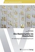 Die Homonymie im Deutschen