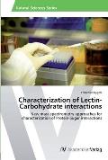 Characterization of Lectin-Carbohydrate interactions
