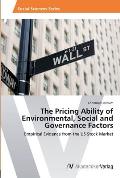 The Pricing Ability of Environmental, Social and Governance Factors