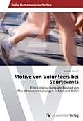 Motive von Volunteers bei Sportevents