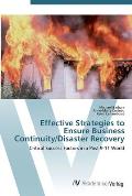 Effective Strategies to Ensure Business Continuity/Disaster Recovery