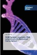 SUMOylation regulates RNA polymerase-III dependent transcription