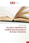 Six years experience of medical thoracoscopy at Al Azhar University