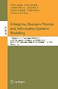 Enterprise, Business-Process and Information Systems Modeling