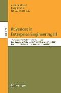 Advances in Enterprise Engineering III: 5th International Workshop, Ciao! 2009, and 5th International Workshop, Eomas 2009, Held at Caise 2009, Amster