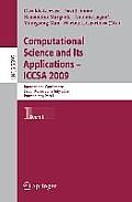 Computational Science and Its Applications -- Iccsa 2009: International Conference, Seoul, Korea, June 29--July 2, 2009, Proceedings, Part I