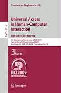 Universal Access in Human-Computer Interaction. Applications and Services: 5th International Conference, Uahci 2009, Held as Part of Hci International