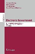 Electronic Government: 8th International Conference, EGOV 2009, Linz, Austria, August 31-September 3, 2009, Proceedings
