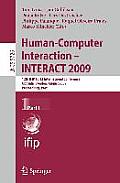 Human-Computer Interaction--INTERACT 2009