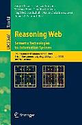 Reasoning Web. Semantic Technologies for Information Systems: 5th International Summer School 2009, Brixen-Bressanone, Italy, August 30 - September 4,