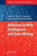 Advances in Web Intelligence and Data Mining