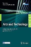 Arts and Technology: First International Conference, Artsit 2009, Yi-Lan, Taiwan, September 24-25, 2009, Revised Selected Papers