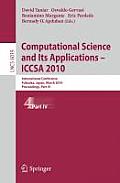 Computational Science and Its Applications--ICCSA 2010: International Conference, Fukuoka, Japan, March 23-26, 2010, Proceedings, Part IV