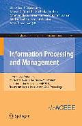 Information Processing and Management: International Conference on Recent Trends in Business Administration and Information Processing, Baip 2010, Tri