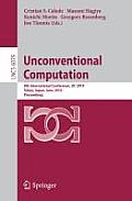 Unconventional Computation: 9th International Conference, UC 2010 Tokyo, Japan, June 21-25, 2010, Proceedings