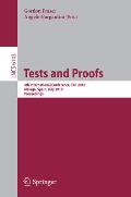 Tests and Proofs: 4th International Conference, Tap 2010, M?laga, Spain, July 1-2, 2010, Proceedings