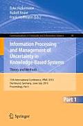 Information Processing and Management of Uncertainty in Knowledge-Based Systems: 13th International Conference, Ipmu 2010, Dortmund, Germany, June 28-