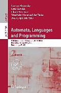 Automata, Languages and Programming: 37th International Colloquium, Icalp 2010, Bordeaux, France, July 6-10, 2010, Proceedings, Part II
