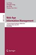 Web-Age Information Management: 11th International Conference, Waim 2010, Jiuzhaigou, China, July 15-17, 2010, Proceedings