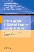 Recent Trends in Network Security and Applications: Third International Conference, Cnsa 2010, Chennai, India, July 23-25, 2010 Proceedings