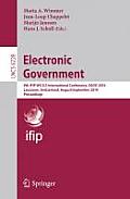 Electronic Government: 9th IFIP WG 8.5 International Conference, EGOV 2010 Lausanne, Switzerland, August 29 - September 2, 2010 Proceedings