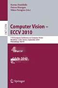 Computer Vision - ECCV 2010: 11th European Conference on Computer Vision, Heraklion, Crete, Greece, September 5-11, 2010, Proceedings, Part IV