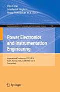 Power Electronics and Instrumentation Engineering: International Conference, PEIE 2010, Kochi, Kerala, India, September 7-9, 2010, Proceedings