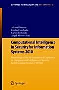 Computational Intelligence in Security for Information Systems 2010: Proceedings of the 3rd International Conference on Computational Intelligence in