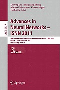 Advances in Neural Networks - ISNN 2011: 8th International Symposium on Neural Networks, ISNN 2011, Guilin, China, May 29-June 1, 2011, Prodceedings,