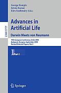 Advances in Artificial Life: 10th European Conference, Ecal 2009, Budapest, Hungary, September 13-16, 2009, Revised Selected Papers, Part I