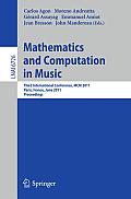 Mathematics and Computation in Music: Third International Conference, MCM 2011, Paris, France, June 15-17, 2011. Proceedings