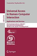 Universal Access in Human-Computer Interaction. Applications and Services: 6th International Conference, Uahci 2011, Held as Part of Hci International
