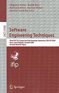 Software Engineering Techniques: Third IFIP TC 2 Central and East European Conference CEE-SET 2008 Brno, Czech Republic, October 13-15, 2008 Revised S