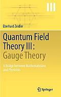 Quantum Field Theory III: Gauge Theory: A Bridge Between Mathematicians and Physicists