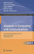 Advances in Computing and Communications, Part 3: First International Conference, ACC 2011, Kochi, India, July 22-24, 2011, Proceedings, Part III