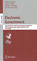 Electronic Government: 10th IFIP WG 8.5 International Conference, EGOV 2011, Delft, Thenetherlands, August 28-September 2, 2011, Proceedings
