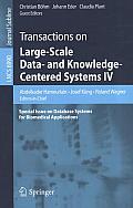 Transactions on Large-Scale Data- And Knowledge-Centered Systems IV: Special Issue on Database Systems for Biomedical Applications