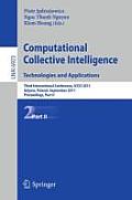 Computational Collective Intelligence, Part 2: Technologies and Applications: Third International Conference, ICCCI 2011, Gdynia, Poland, September 21