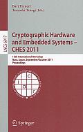 Cryptographic Hardware and Embedded Systems -- CHES 2011: 13th International Workshop, Nara, Japan, September 28 - October 1, 2011, Proceedings