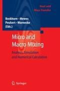 Micro and Macro Mixing: Analysis, Simulation and Numerical Calculation